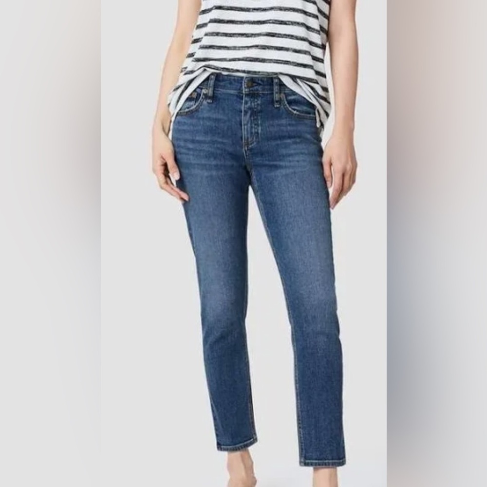 Rag & Bone Women’s Ankle Raw Hem Jeans Lucky Rouge Size 30 ❤️